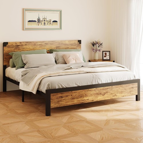 King size bed frame with - king,