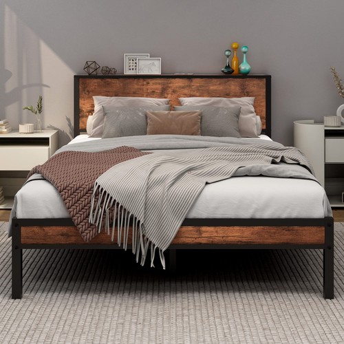 Double bed frame - bed,