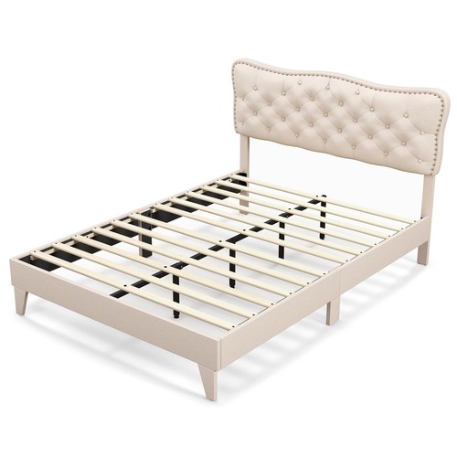 King size bed - bed, wooden
