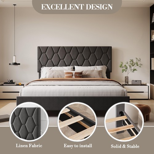 193x137cm bed frame winged - 193x137cm,