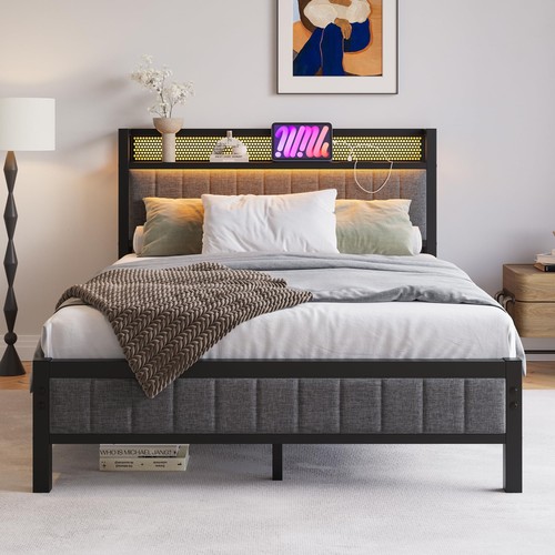 Double bed frame - bed,