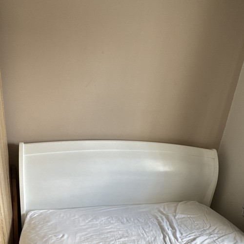 White wooden double - white,