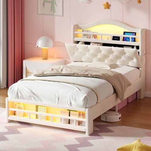 Wooden single bed frame - wooden,