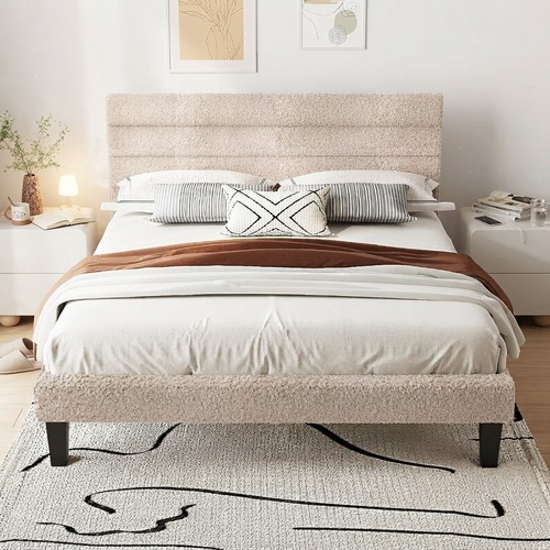 King bed frame - frame, upholstered
