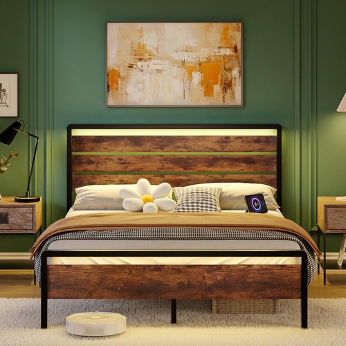 Double king bed frame - bed,