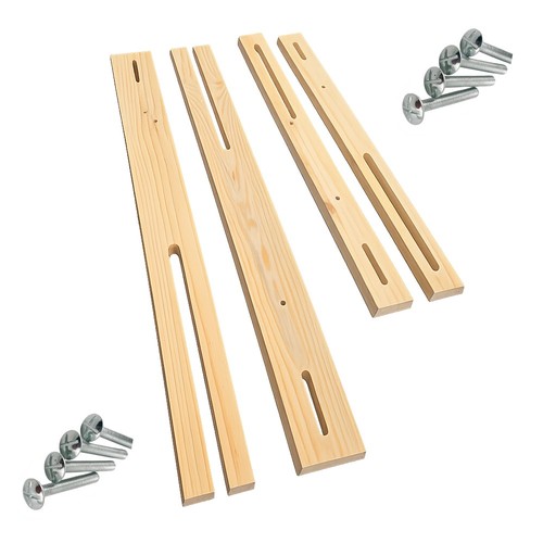 Headboard wooden legs - headboard, struts