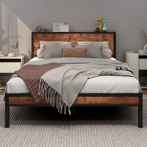Dumee double bed frame - dumee, with