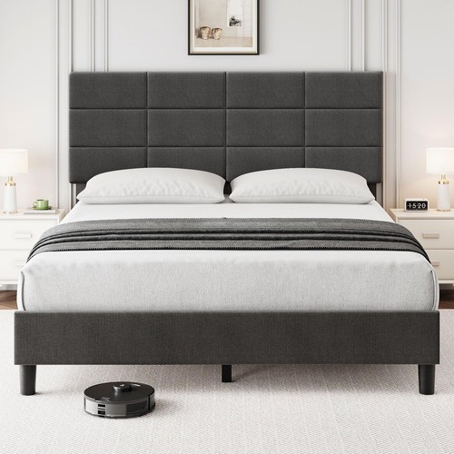 193x137cm bed frame winged - bed,