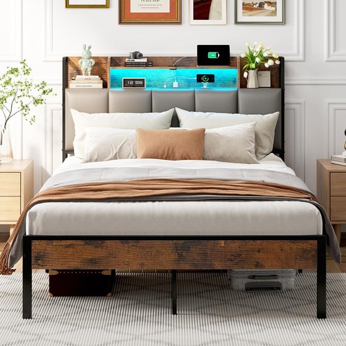 4ft6 double bed frame - 4ft6,