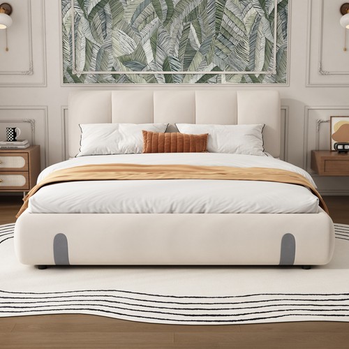 Double bed frame - double, grey