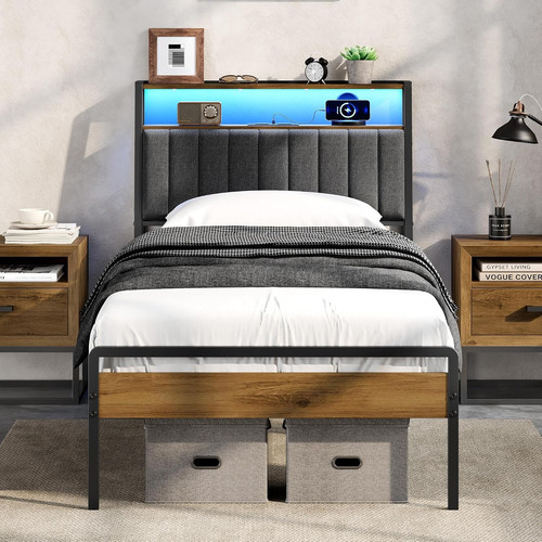Single bed frame with - frame,