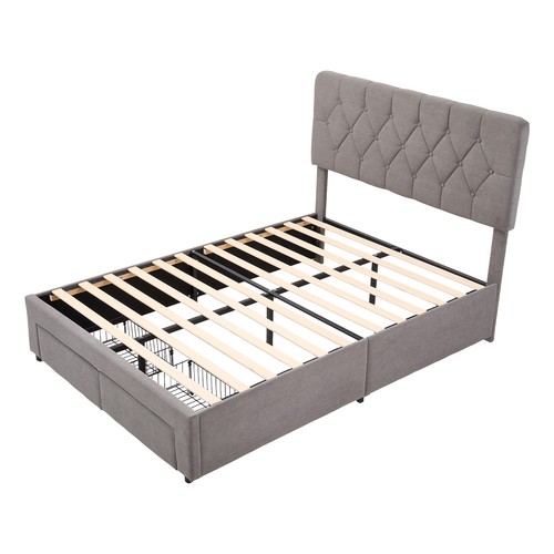 Bedroom wooden bed - wooden, frame