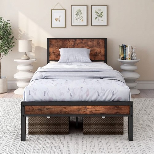 Elegant single bed - single, with