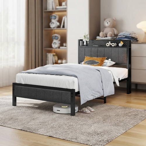 Durable 3ft single bed frame - single,