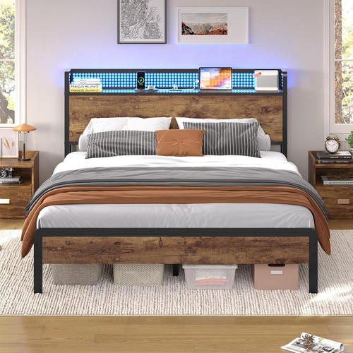 Double bed frame - bed, 135