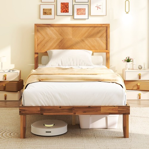 Single size wooden - size, frame