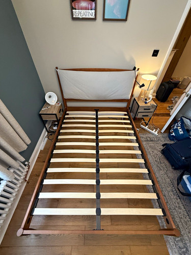 Dusk wooden bed frame slatted - dusk,
