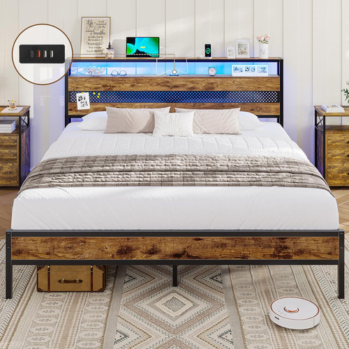 4ft6 double bed frame - 4ft6,